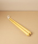 Organic Beeswax Hand-Dipped Candles, 10” Pair