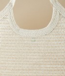 Organic Cotton Lace Market Bag
