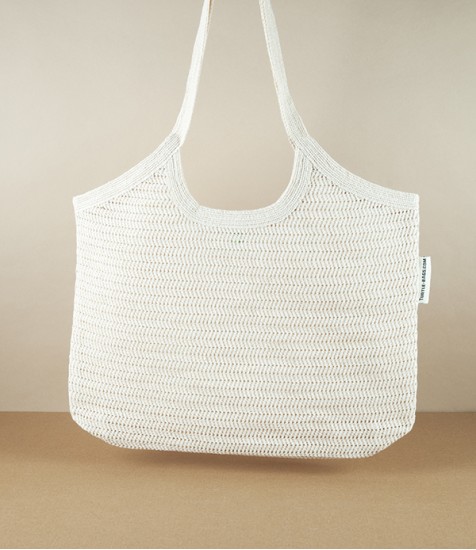 Organic Cotton Lace Market Bag