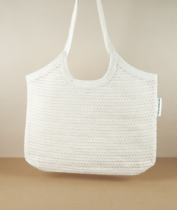 Organic Cotton Lace Market Bag