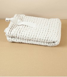 Organic Cotton Waffle Bathmat