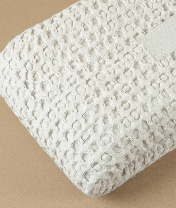 Organic Cotton Waffle Bathmat