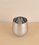 Stainless steel ovoid tumbler