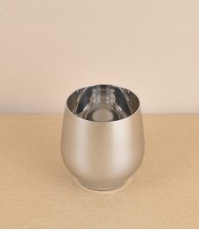 Stainless steel ovoid tumbler