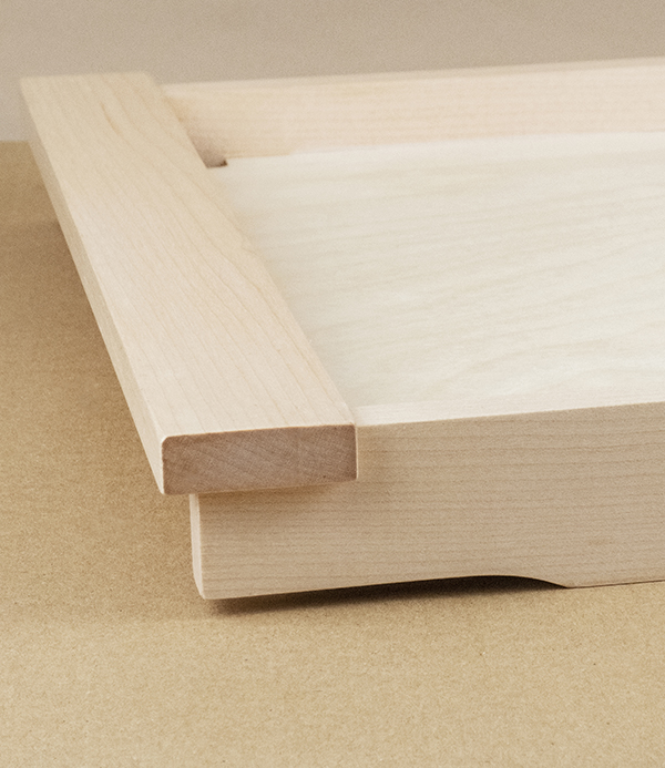 Oxfordshire wooden tray, maple and birch ply