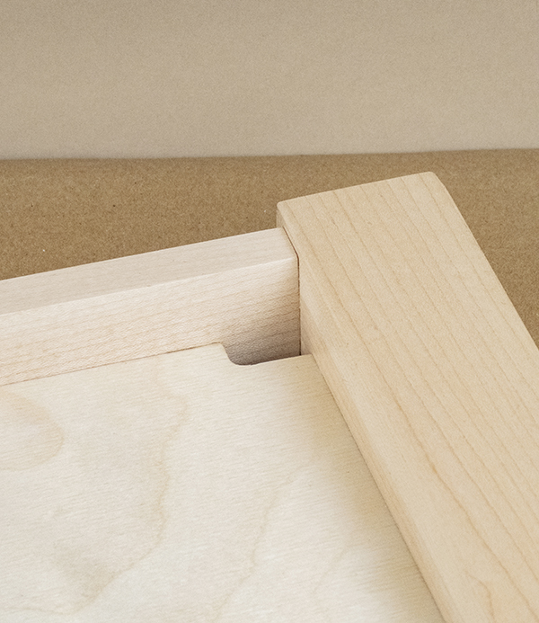 Oxfordshire wooden tray, maple and birch ply