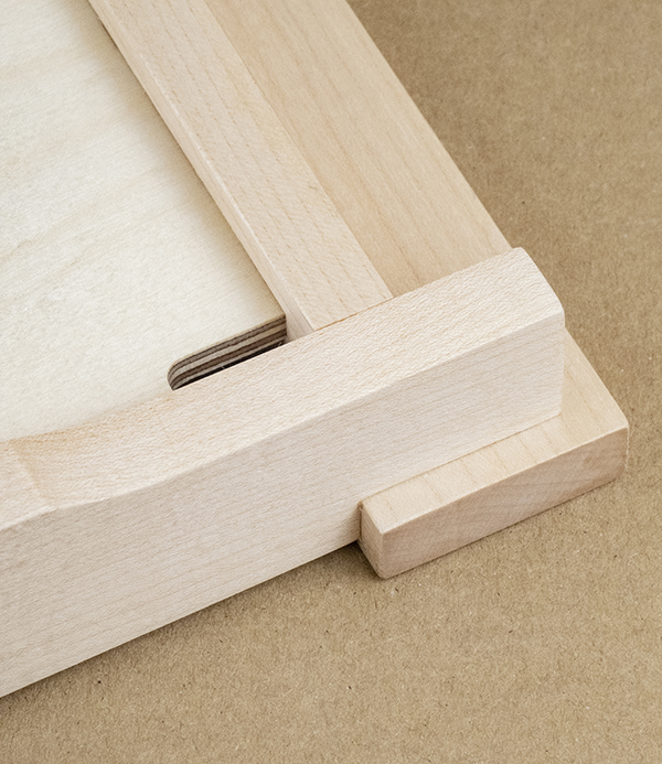 Oxfordshire wooden tray, maple and birch ply