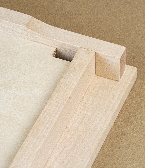Oxfordshire wooden tray, maple and birch ply