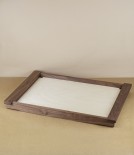 Oxfordshire wooden tray, walnut and birch ply