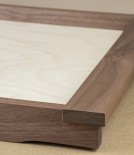 Oxfordshire wooden tray, walnut and birch ply