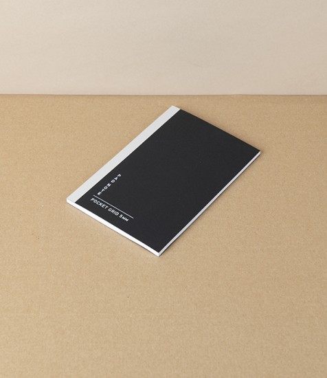 Taisei 'Pad Note' Pocket Notebook, Grid, Black