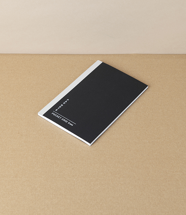 Taisei 'Pad Note' Pocket Notebook, Grid, Black