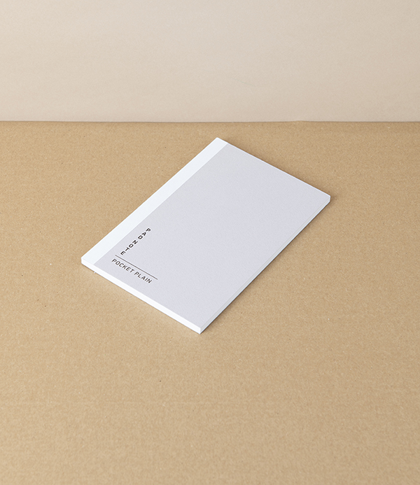 Taisei 'Pad Note' Pocket Notebook, Plain, Gray