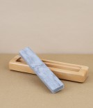 Spanish Natural Sharpening Stone for Knives, Wooden Case