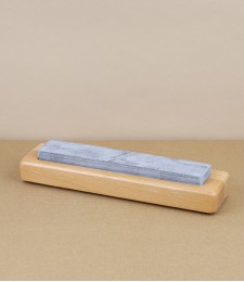 Spanish Natural Sharpening Stone for Knives, Wooden Case