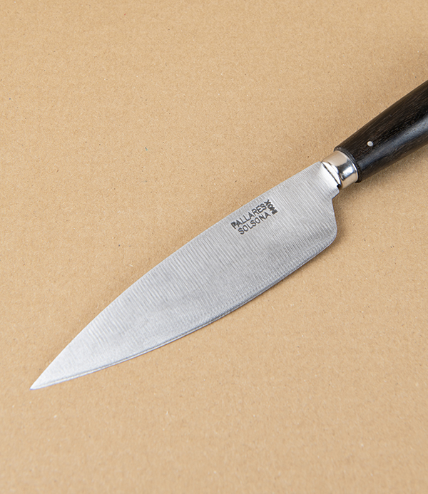 Pallarès Utility Knife with Ebony Handle, Stainless Steel, 13cm