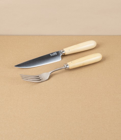 Pallarès Knife & Fork Set, Boxwood & Stainless Steel