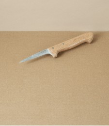 Spanish Carbon Steel Grafting Knife, Beechwood Handle