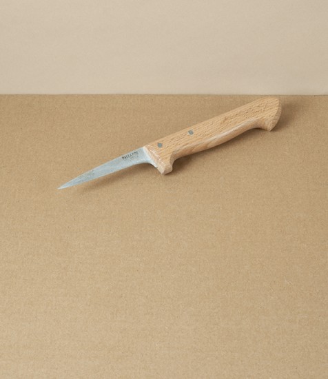 Spanish Carbon Steel Grafting Knife, Beechwood Handle