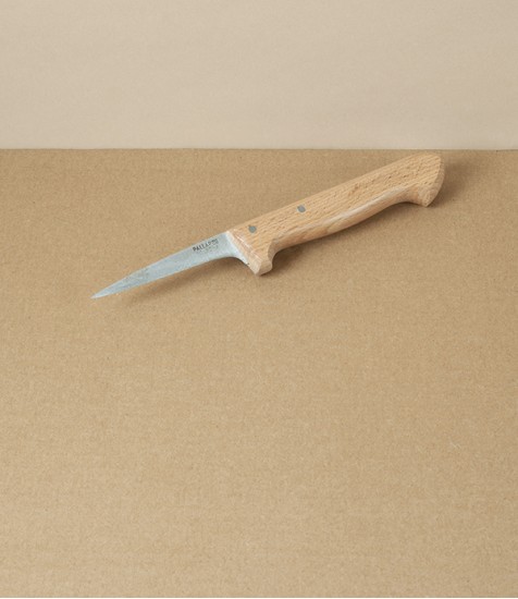 Spanish Carbon Steel Grafting Knife, Beechwood Handle