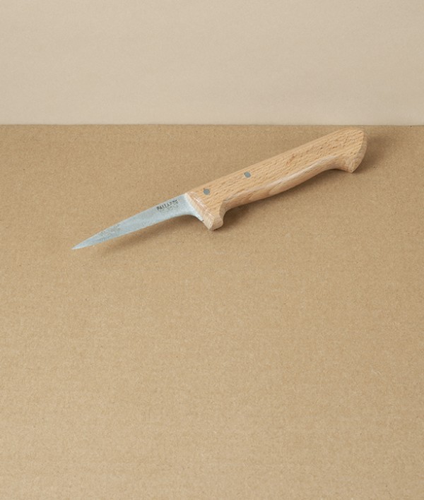 Spanish Carbon Steel Grafting Knife, Beechwood Handle