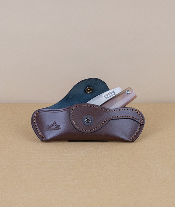 Leather case for Pallarès pocket knives
