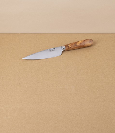 Pallarès Solsona Olive Wood Utility Knife, Stainless, 11cm