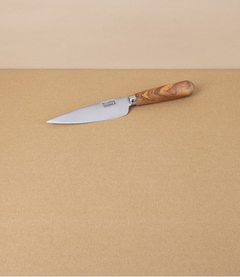 Pallarès Solsona Olive Wood Utility Knife, Stainless, 11cm