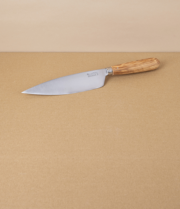 Pallarès Solsona Olive Wood Chef’s Knife, Stainless, 16cm