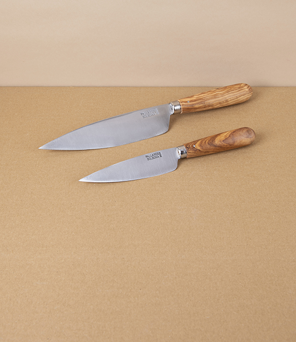 Pallarès Solsona Olive Wood Utility Knife, Stainless, 11cm