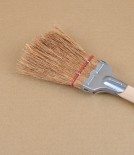 Japanese palm fibre brush, red binding