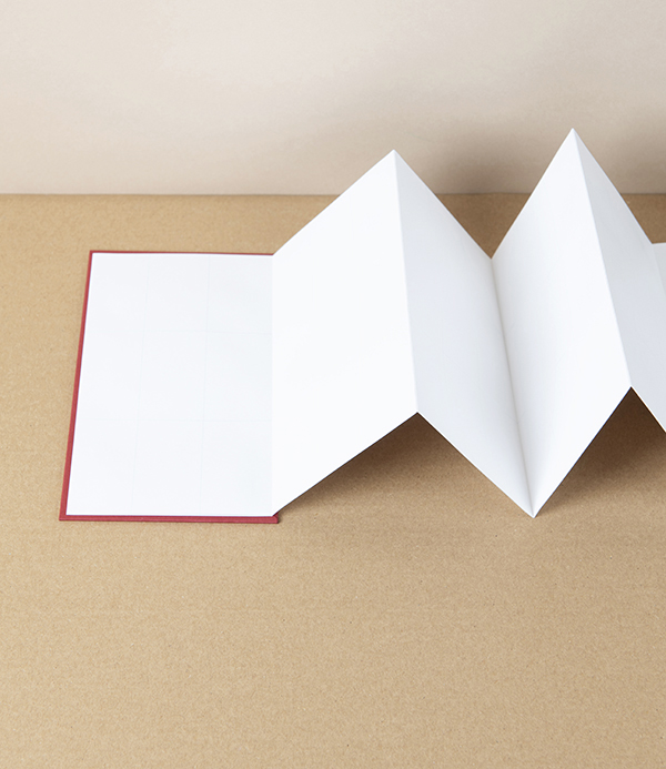 Taisei Artist's Panorama Note, Red