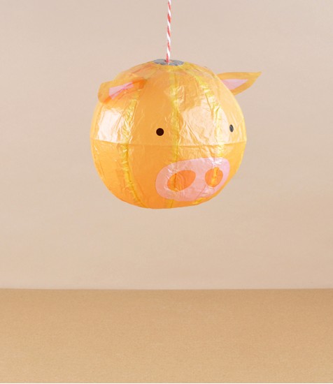 Japanese paper balloon, Pig