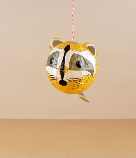 Japanese paper balloon, Raccoon