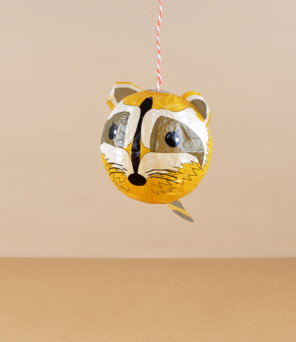Japanese paper balloon, Raccoon