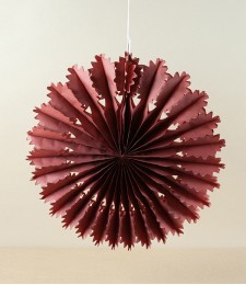 Paper Fan Decoration, Chestnut Oak