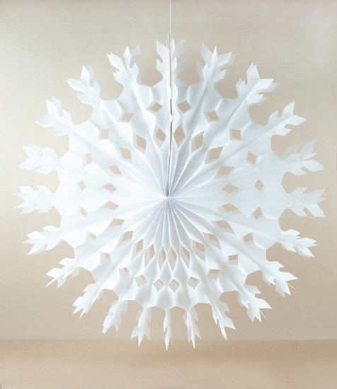 Paper Fan Decoration, Large Feather