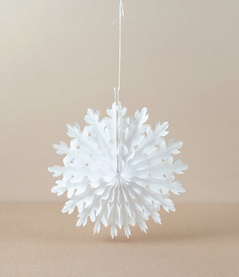 Paper Fan Decoration, Small Oak