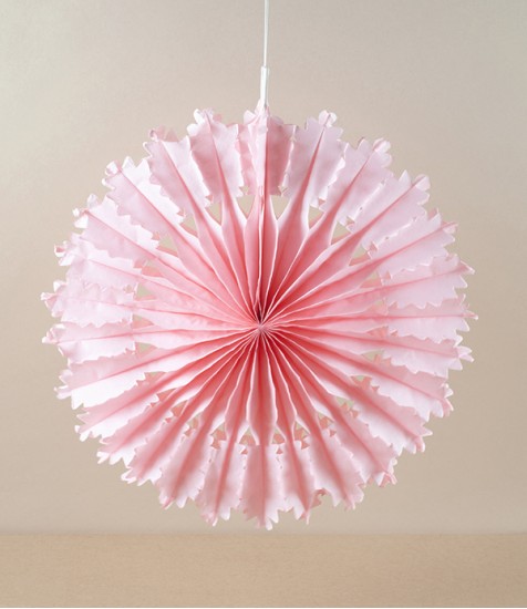 Paper Fan Decoration, Rose Oak