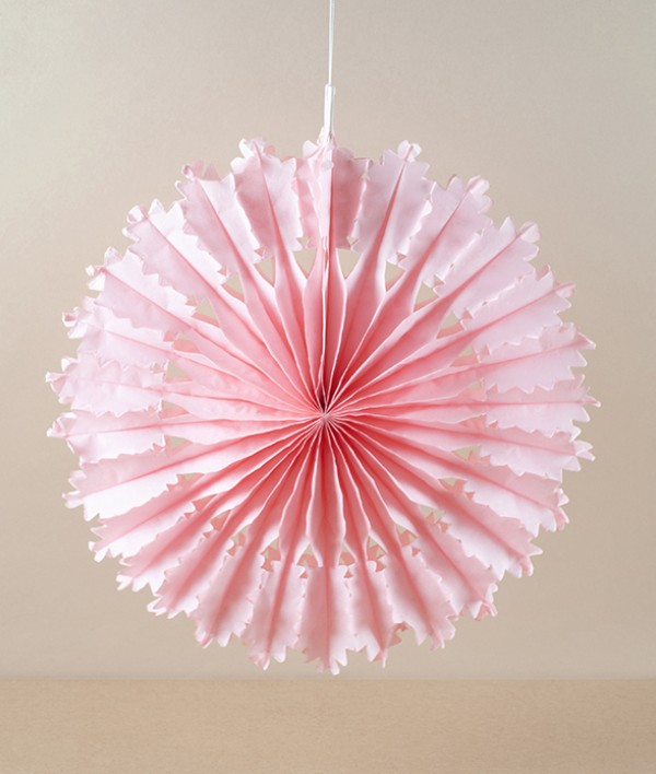 Paper Fan Decoration, Rose Oak