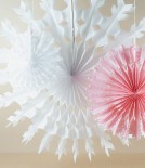 Paper Fan Decoration, Large Feather