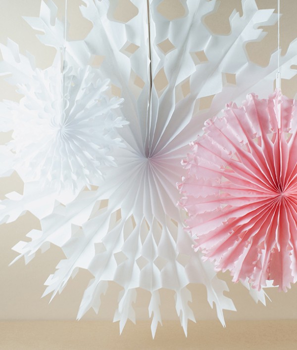 Paper Fan Decoration, Large Feather