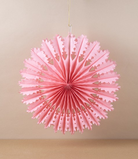 Paper Fan Decoration, Rose Oak