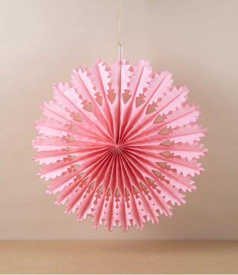Paper Fan Decoration, Rose Oak