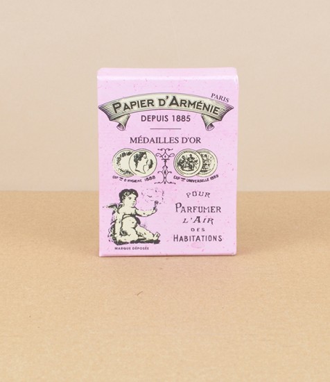 Papier d'Armenie, Rose, box of 6