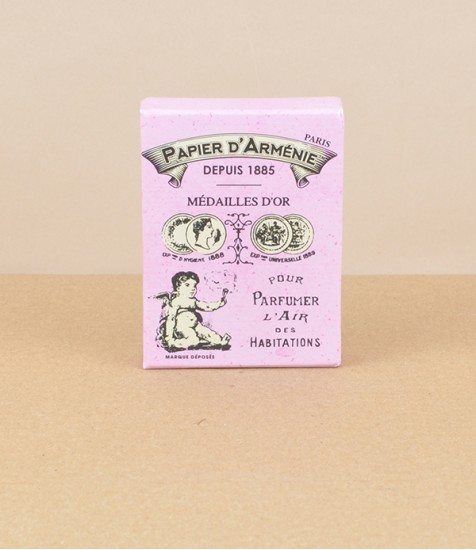Papier d'Armenie, Rose, box of 6