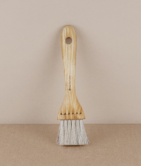 Pastry brush, birch & horse hair