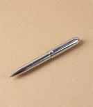 Penco Bullet Pocket Ballpoint Pen, Silver
