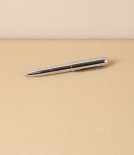 Penco Bullet Pocket Ballpoint Pen, Silver