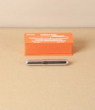 Penco Bullet Pocket Ballpoint Pen, Silver